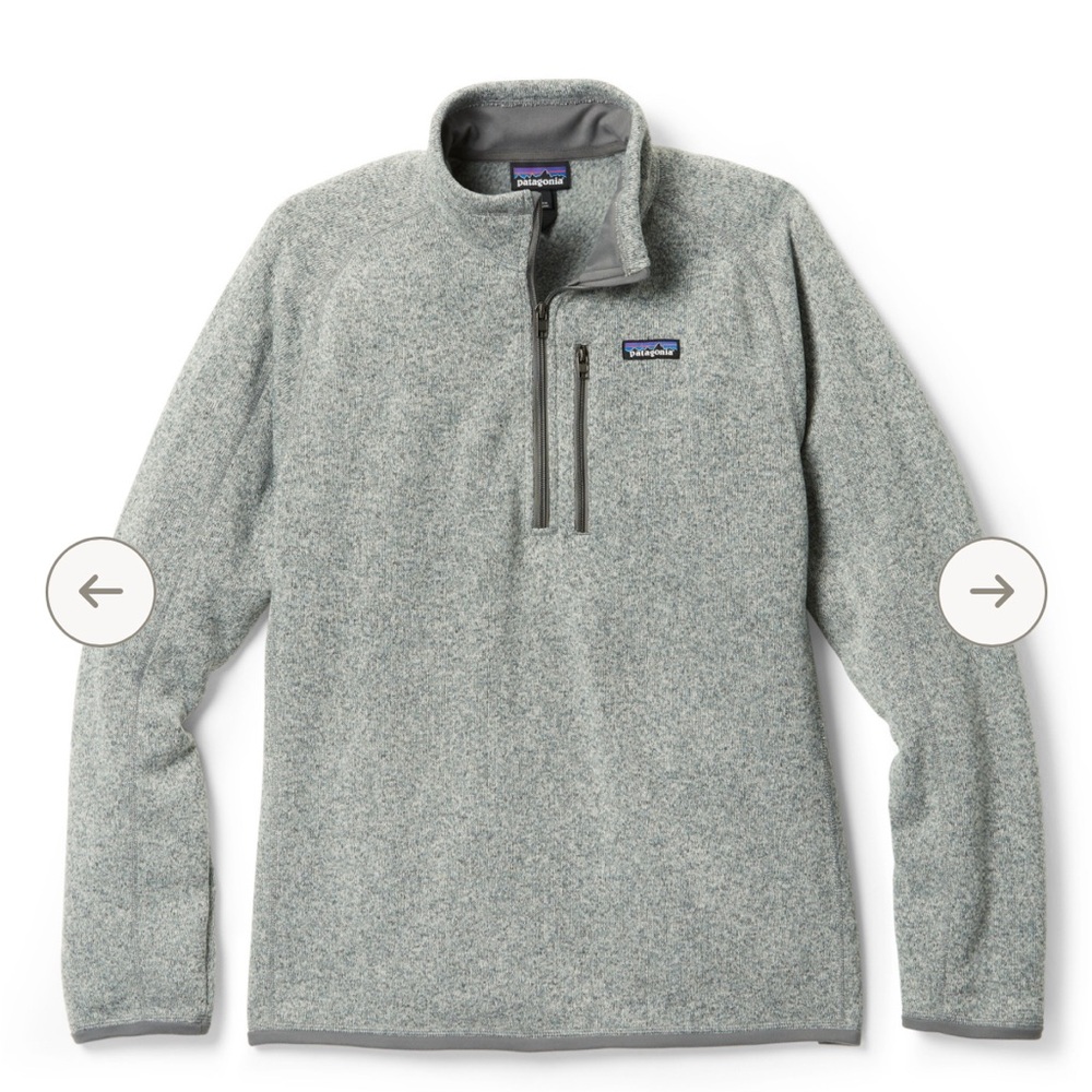 Better Sweater Quarter-Zip Fleece Pullover stonewash - Men's Medium